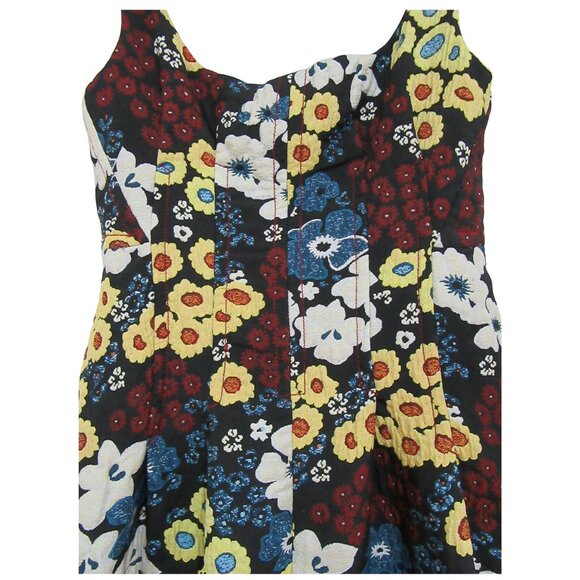 Maeve x Anthropologie Marigold Floral Jacquard Midi Dress – Cottagecore Chic - Picture 7 of 16